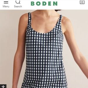 Boden Scoop Neck Shift Dress 4L long/tall
